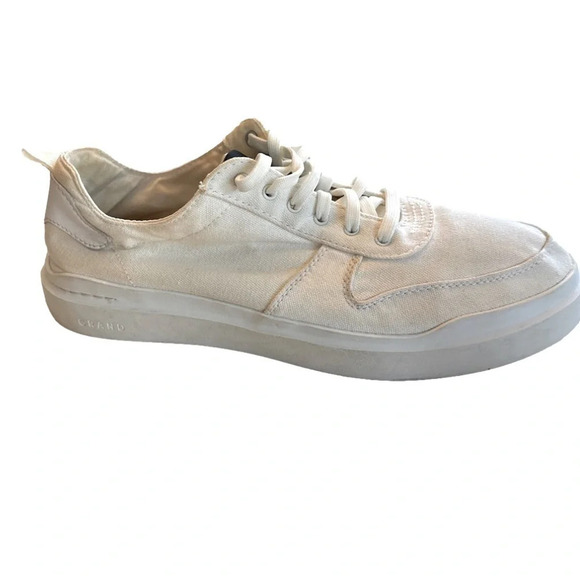 Cole Haan GrandPro Rally Canvas Court Sneakers Size W US 9B (96) Optic White - Picture 5 of 7